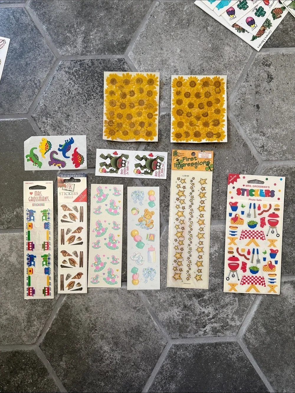 HUGE 90+ Lot Assorted Sticker Sheets and Packs -Dinos, Zoo, Blue's Clues, Ocean